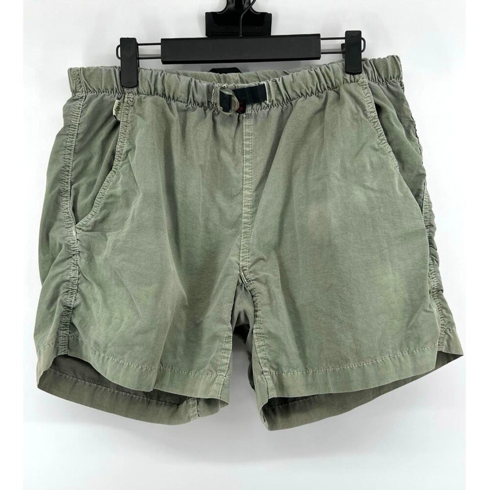Gramicci Nylon Packable G-Shorts Size S Olive Green Outdoor Hiking